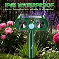 thumbnail image 6 of 2 Pack Solar Ultrasonic Animal Repeller Outdoor with Motion Sensor for Skunk Raccoon Rabbit Squirrel Pest Repellents for Yard Garden Lawn, 6 of 8