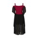 thumbnail image 2 of Vestidos Para Mujer Halloween Off Shoulder Boat Neck Fly Sleeve Cosplay Vestido De Una Sola Pieza XBTCLXEBCO Rojo;5XL, 2 of 6
