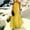 Yellow, variant on Lolmot Off the Shoulder Dresses for Women Fashion Casual Summer Sleeveless Round Neck Dot Printing Dress Halter Neck Zipper Long Dresses Cocktail Dresses for Wedding Guest