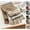 Beige, variant on Fashion Plush Knit Winter Scarf for Women Lightweight Warm Neck Wrap for All Occasions