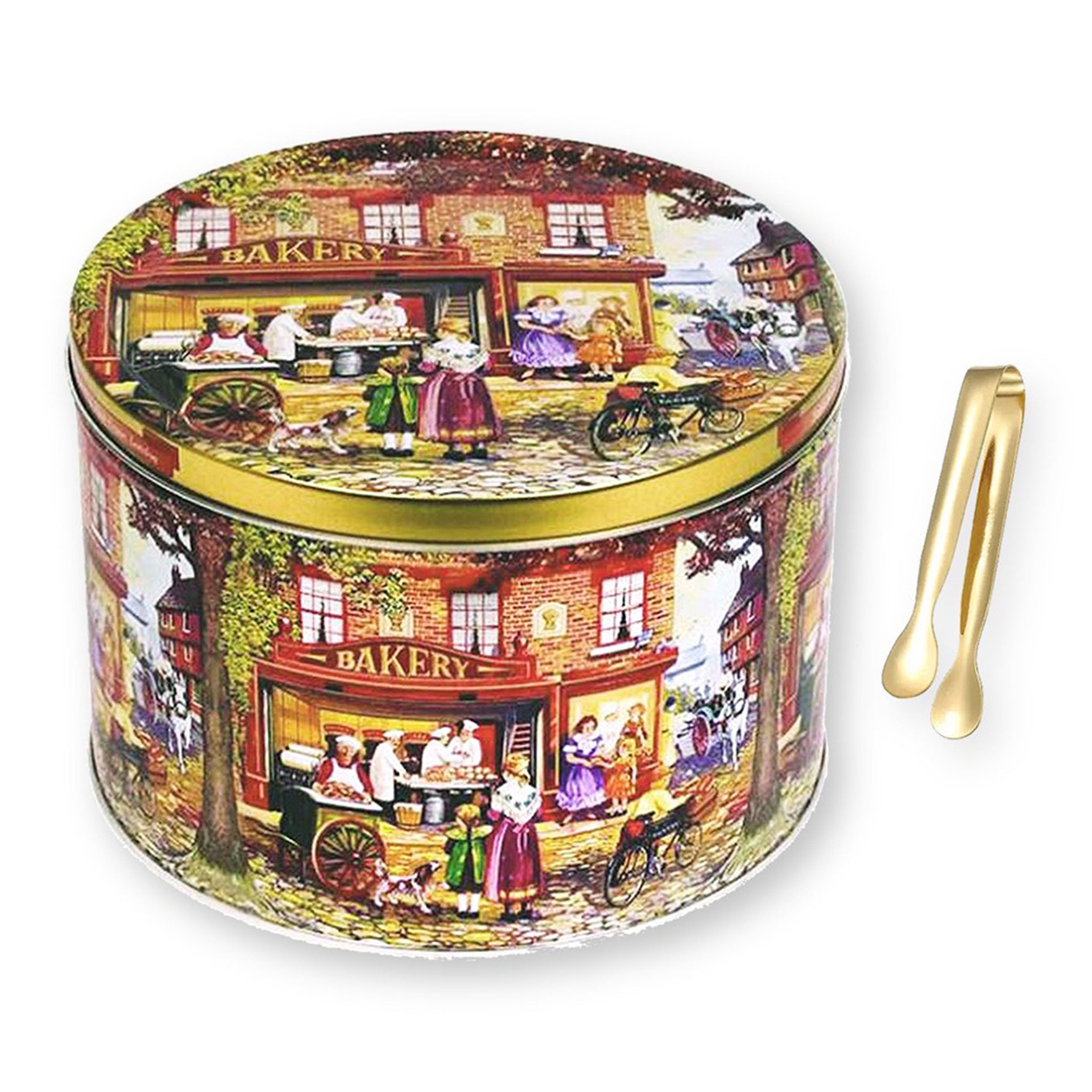Jacobsens Danish Butter Cookies Bakery Shop Gift Tin 35 Oz. (1000 g