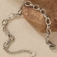 thumbnail image 7 of Stainless Steel Linked Infinity Charms Chain Style Bracelet, 7 of 7