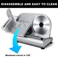 thumbnail image 3 of Techwood 9-inch Electric Deli Slicer | Heavy-Duty Stainless Steel Blade | Precision Thickness Control | For Meat, Cheese & More, 3 of 6