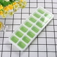 thumbnail image 4 of 1Pc Covered Ice Tray Set With 14 Ice Cubes Molds Flexible Rubber Plastic Perfect For Fruit Tea Whisky Wine Beer Cocktail Milk Cola, 4 of 6
