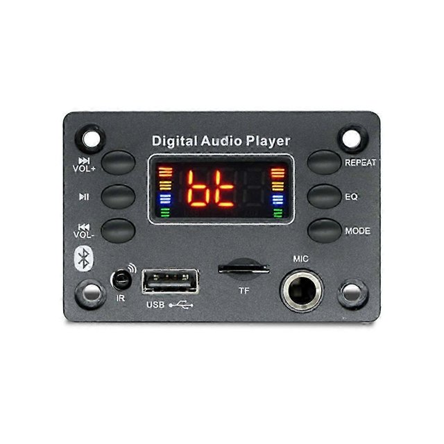 Bluetooth 5.0 Car FM Radio Module with 12V MP3 Decoder Board and TF USB Compatibility - 6.5mm WMA Player