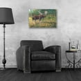 thumbnail image 3 of Epic Art 'Moose in the Field' by Tim O'Toole, Acrylic Glass Wall Art, 24"x16", 3 of 3