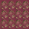 thumbnail image 1 of Ahgly Company Indoor Square Patterned Petra Gold Brown Area Rugs, 7' Square, 1 of 6
