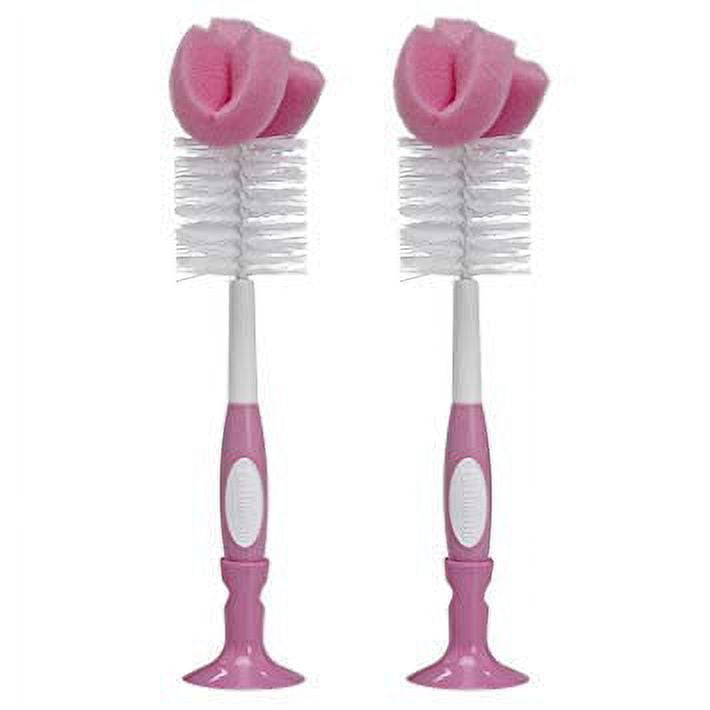Dr. Brown's Natural Flow Bottle Brushes in Pink (Set of 2)