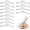 Silver, variant on 12 count Butterfly Hair Clips, Metal Finger Wave Clips with Tips - Small Hair Clamps for Wavy Hair Styling ()