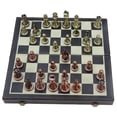 thumbnail image 1 of Juego de Ajedrez Vintage Baoblaze Tablero de Ajedrez Plegable Piezas Magnéticas, 1 of 8