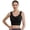 Black, variant on KHONTS Women's Long Line Sports Bra Racerback Workout Medium Impact Yoga Tank Tops Orange XL