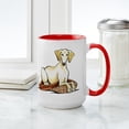 thumbnail image 4 of CafePress - Cream Saluki Lester Mugs - 15 oz Ceramic Large White Novelty Mug, 4 of 4