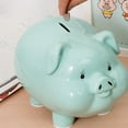 thumbnail image 3 of Bangcool Money Bank Pig Cute Ceramic Cartoon Decorative Coin Bank Piggy Bank for Kids, 3 of 8