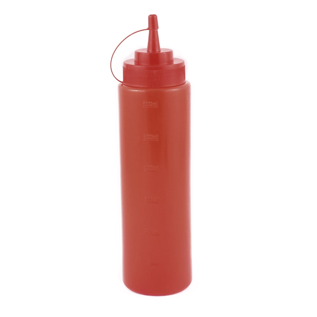 2Pcs 600ml Kitchen Plastic Squeeze Bottles Condiment Ketchup Mustard
