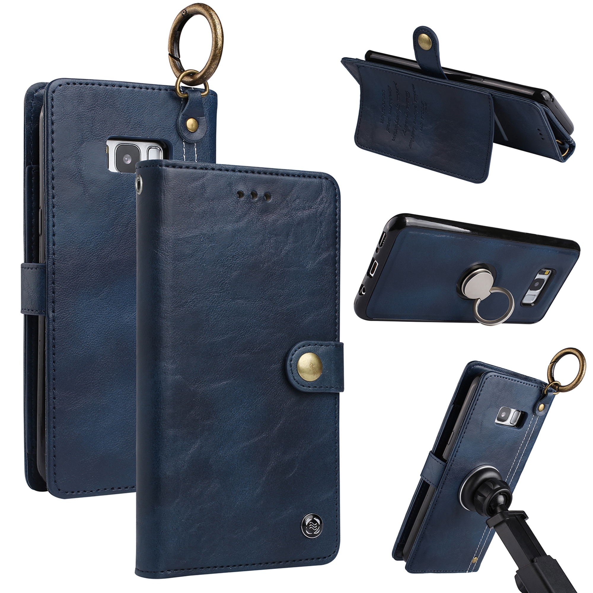 Samsung Galaxy S8 Plus Wallet Case, Dteck PU Leather
