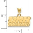 thumbnail image 2 of 10k Yellow Gold LogoArt Official Licensed Collegiate University of New Hampshire (UNH) Small Pendant, 2 of 4
