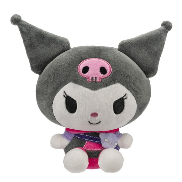 Peluche Hello Kitty & Friends 8" - Kuromi avec sweat à capuche + Bestie