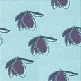 thumbnail image 1 of Ahgly Tapis d'Intérieur Lavable en Machine Carré Bleu Transitionnel, 4 Pieds Carré, 1 of 7