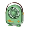 thumbnail image 2 of Kbndieu USB Desk Fan, Mini Portable Fans, 3 Speeds Desktop Table Cooling Fan, Quiet Personal Small Fan for Home Office Travel Bedroom, Green, 2 of 8