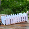 thumbnail image 1 of HAOANFlexible Patio Planter - Adjustable Dividers for Customizable Planting  Aesthetic Fence Design  Promotes Ventilation  Multi-functional for Storage  Durable Plastic  Easy to Clean Whi, 1 of 6
