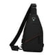 thumbnail image 5 of Mochila pequeña de moda para hombre, ideal para correr y practicar senderismo al aire libre. Negro, 5 of 9