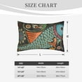 thumbnail image 6 of Bixox Rich Fish Printed Pillow Protector,Super Soft Ideal for Home,Guests,Rentals - 20"x30", 6 of 8