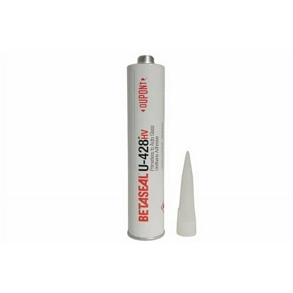 U-428 HV Fast Cure Auto Glass Urethane Adhesive - Primerless, 310ml (10.5oz) Cartridges (Cartridge, 10, Count)