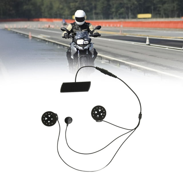 Auriculares de motocicleta intercomunicador de casco con música estéreo llamadas manos libres para exteriores