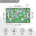 thumbnail image 5 of Jeiento Tropical Flowers Golf Cart Seat Covers Universal Golf Cart Seat Towel Blanket Golf Cart Accessories for 2 Person Seats, Green, 5 of 5