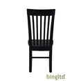 thumbnail image 3 of BingLTD - Grace 40" Tall Dining Chair - Black Set of 2 (CH465-RW-BLK), 3 of 3
