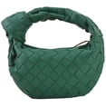 thumbnail image 1 of 2023 New Women's Soft Leather Woven Hobo Knotted Strap Bag Purse Shoulder Crossbody Bag, 1 of 1