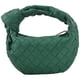 thumbnail image 1 of Bolso Tote Bolso Tejido Bolso De Hombro De Mujer De Cuero De Pu Bolso Trenzado De Gran Volumen-Verde Oscuro- Bolígrafo Bolígrafo Bolígrafo de papelería, 1 of 5