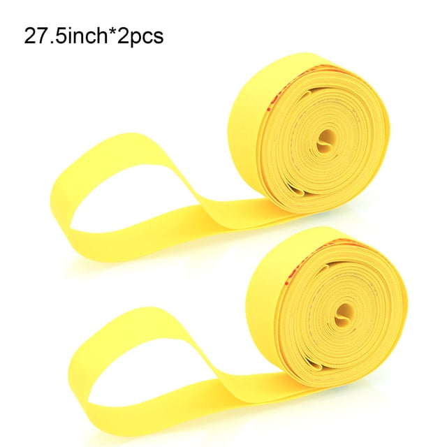 HEVIRGO 2Pcs Tire Rim Liners High Toughness Explosion-proof PVC MTB Road Bike Rim Tape Strips for Cycling