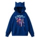thumbnail image 1 of pop Huntrix Print Cat Ears Hoodie with De-mon Sweatshirt HUNTRX Trendy Pullover All-over Print Fashion Casual Long Sleeve Sweatshirt Pullover Casual Streetwear XL, 1 of 4