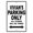 Black, variant on Vivian's Parking Only All Others Will Be Towed Name Gift Novelty Metal Aluminum 8"x12" Sign