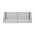 thumbnail image 6 of Noble House Pierce Fabric 3 Seater Slop Arms Sofa, Pebble Gray, 6 of 9