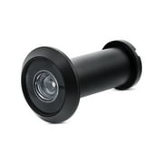 KS Hardware Door Viewer | Security Peep Hole Provides an Ultra Wide View | Peepholes for Doors 2 inches Thick | 180 Degree View (1, Matte Black)