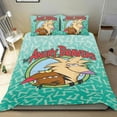 thumbnail image 1 of Los Castores Gruñones Conjunto de sábanas temático, trío de piezas, cómodo y amigable con la piel, diseño único, regalo de decoración para el hogar para familiares, amigos y fans,173cm *218cm, 1 of 6