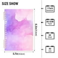 thumbnail image 4 of joogoo Spiral Journal Notebook Abstract Watercolor Tie-dye-a1 College Ruled Notebooks 8.3" x 5.7" 2 PCs, 4 of 8