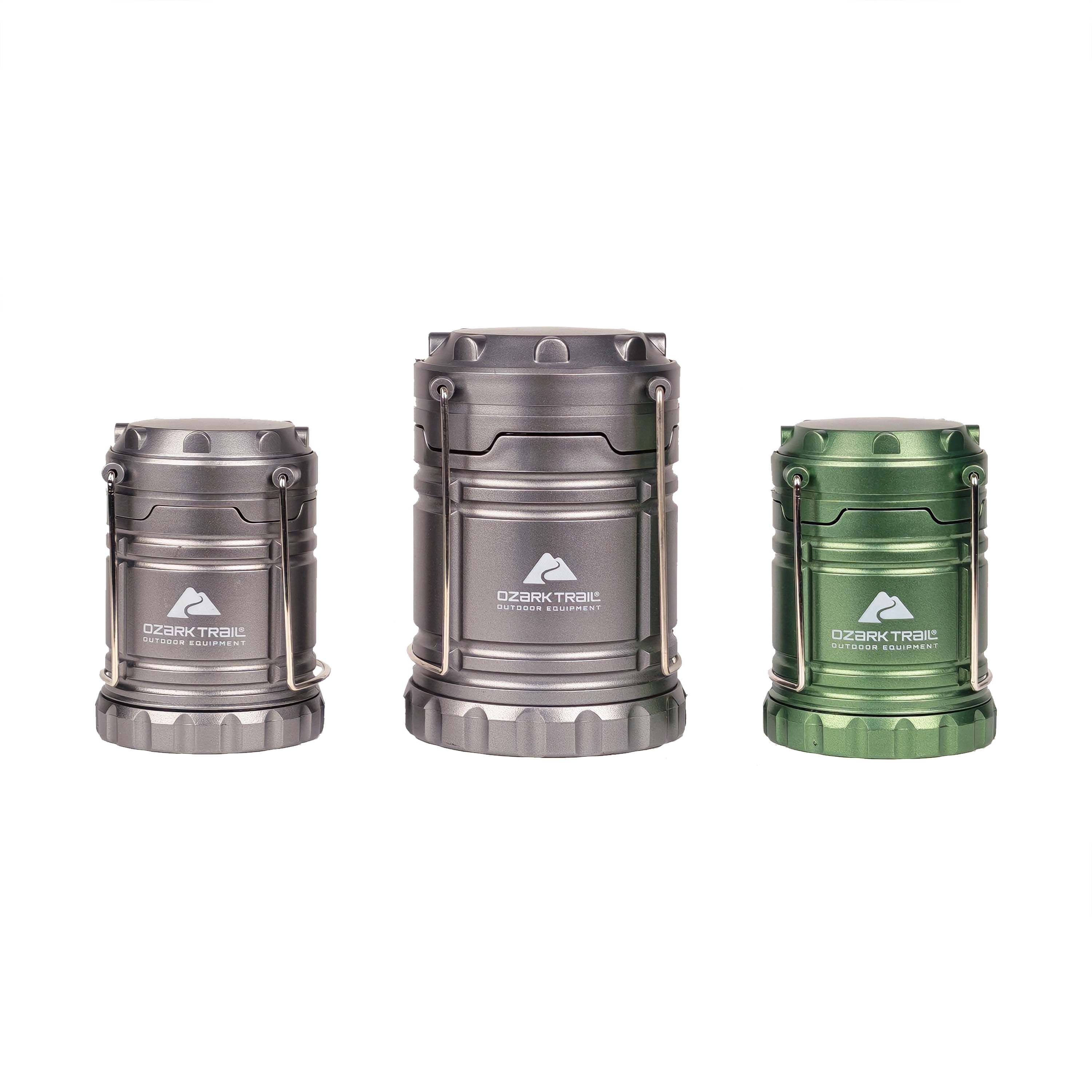 Ozark Trail Lantern Set with one 3*AA big lantern and two 3*AAA small lantern