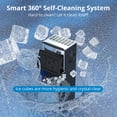 thumbnail image 6 of Emorefun Industrial Ice Maker Machine 350Lbs/24H with 220Lbs Ice Bin, Air Cooled Commercial Ice Maker in Stainless Steel, 6 of 8