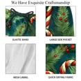 thumbnail image 4 of luoweisi Men's Beach Shorts Quick Dry Swim Trunks with Mesh Lining Christmas Candy 2XL, 4 of 5