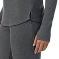 thumbnail image 3 of Women's Cuddl Duds® Cozy Stretch Thermal Long Sleeve Crew Top Color: Ski Chalet Size: LARGE, 3 of 4
