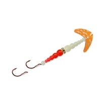 Mack's Lure Double Whammy Kokanee Pro Series Orng Slv Tgr GloWt/FlOrng Red Oct 4
