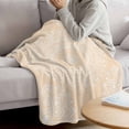 thumbnail image 3 of Beige Boho Blanket Soft Cozy Warm Throw Blanket for Couch, Plush Fuzzy Flannel Fleece Blankets for Sofa, Farmhouse Middle Century Abstract Geometric Bed Blankets Lightweight Gifts for Women, 50"x60", 3 of 9