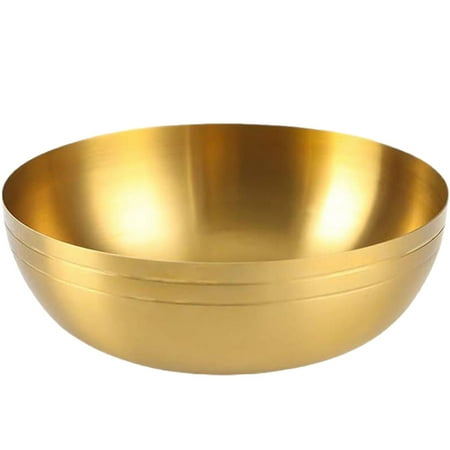 

Korean Style Noodle Bowl Single-layer Food Storage Bowl Stainless Steel Food Bowl