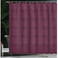 thumbnail image 3 of Ambesonne Damask Shower Curtain, Medieval Rococo Swirls Art, 69"Wx84"L, Maroon Dark Magenta, 3 of 4