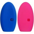 thumbnail image 2 of Dobrev 4 Button Dobrev Silicone Case Cover Skin Fob Entry Holder For Nissan Altima Rogue Sentra Murano Pathfinder Titan Rogue Kicks 2019 2020 key   blue and pink, 2 of 2