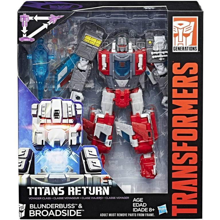 Transformers generations titans return voyager class broadside on sale and blunderbuss