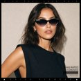 thumbnail image 3 of SA106 Retro Glam Rhinestone Cat Eye Sunglasses UV400 Gradient / Black, 3 of 6